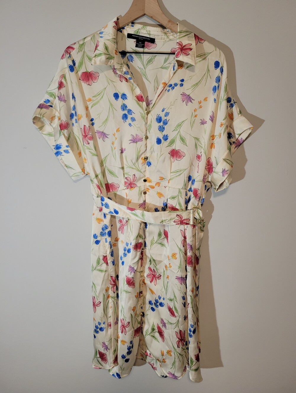 French Connection Floral Dress XXL
